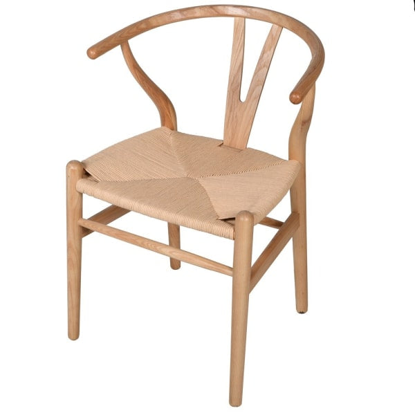 Natural Elm Wishbone Dining Chair