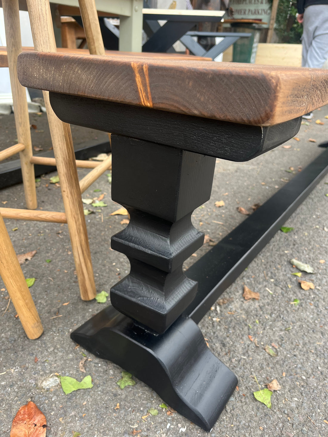 Spanish Pedestal Bench