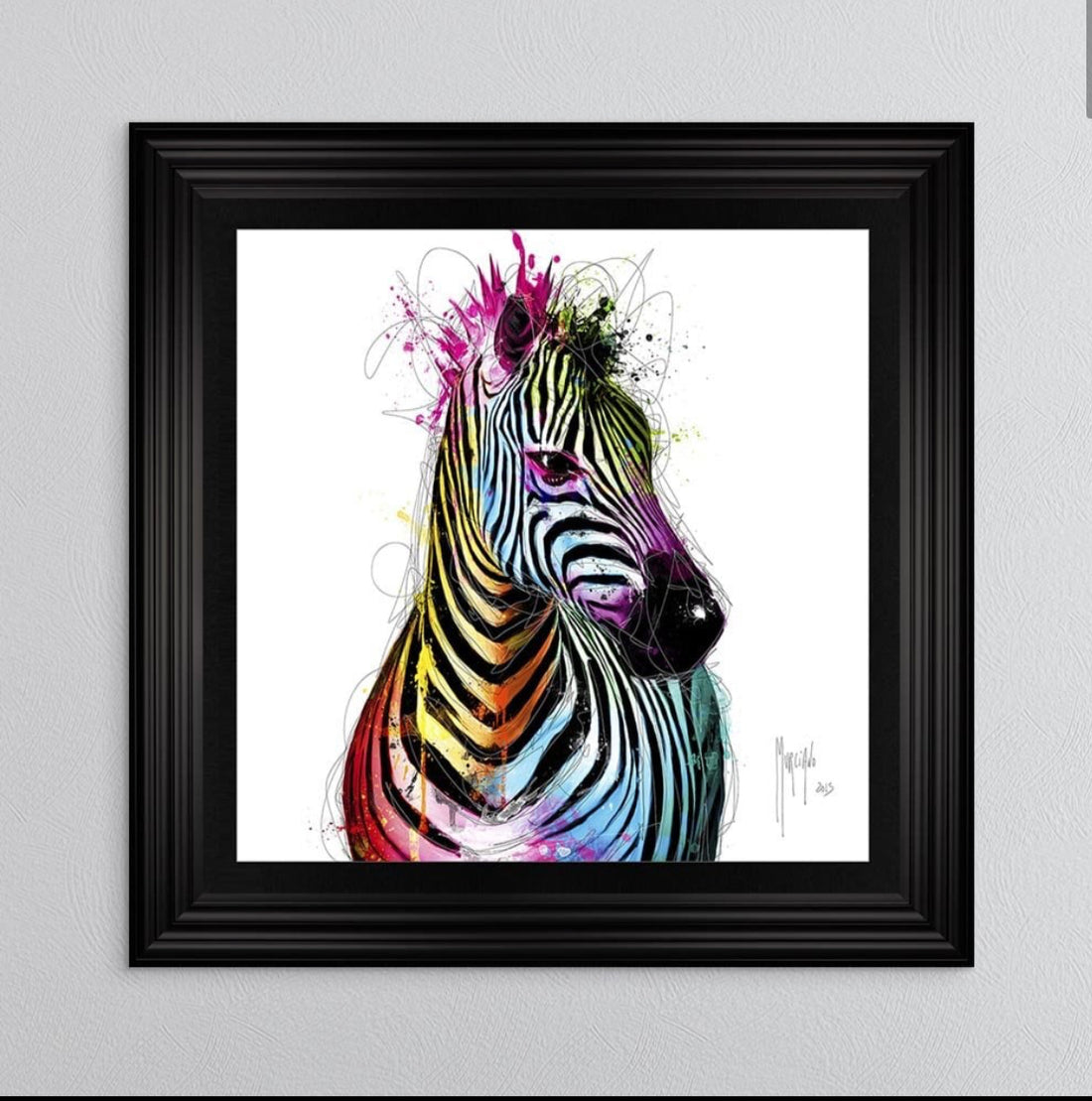 Zebra Framed Wall Art