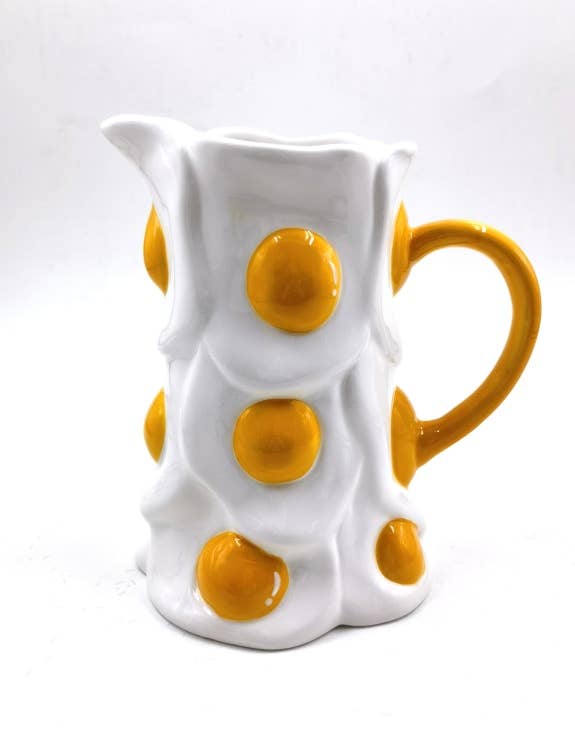 Multi Fried Egg Ceramic Serving Jug